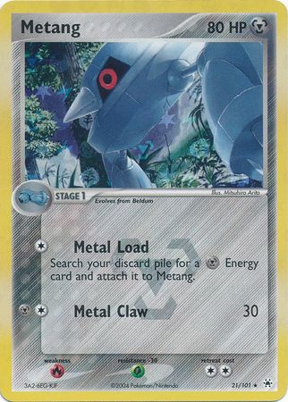 Metang 21 101 Rare Reverse Holo Ex Hidden Legends Reverse Holo Singles Metang 21 101 Rare Reverse Holo Ex Hidden Legends Reverse Holo Singles