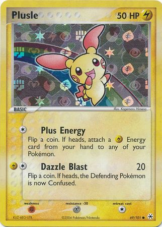 Plusle 69 101 Common Reverse Holo Ex Hidden Legends Reverse Holo Singles Plusle 69 101 Common Reverse Holo Ex Hidden Legends Reverse Holo Singles