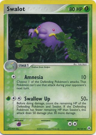 Swalot 50 101 Uncommon Reverse Holo Ex Hidden Legends Reverse Holo Singles Swalot 50 101 Uncommon Reverse Holo Ex Hidden Legends Reverse Holo Singles