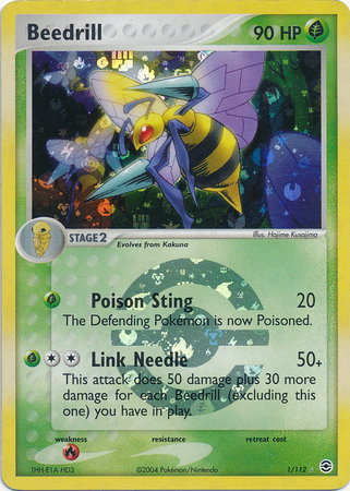 Beedrill 1 112 Holo Rare Reverse Holo Ex Fire Red Leaf Green Reverse Holo Singles Beedrill 1 112 Holo Rare Reverse Holo Ex Fire Red Leaf Green Reverse Holo Singles