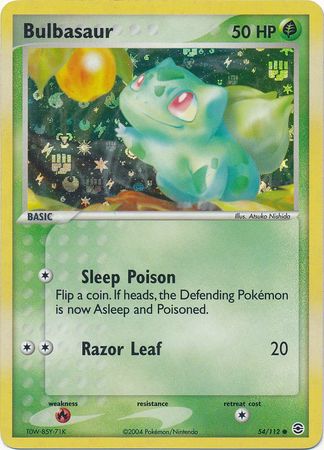 Bulbasaur - EX FireRed & LeafGreen Pokémon card 55/112