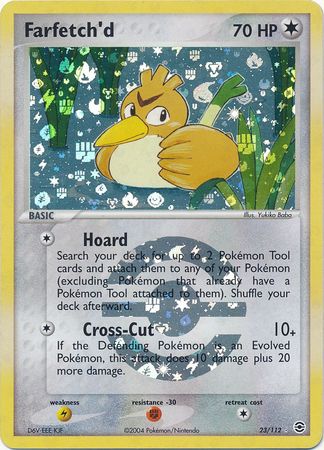 Farfetch'd - 23/112 - Rare Reverse Holo