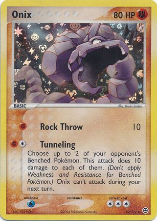 Pokemon #95 Onix Uncommon Picture - For Pokemon Go Players