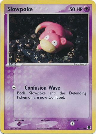 Slowpoke 80 112 Common Reverse Holo Slowpoke 80 112 Common Reverse Holo