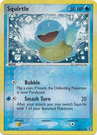 Squirtle - 82/112 - Common - Reverse Holo - Pokemon Singles » Ex: Fire Red  & Leaf Green - Pink Bunny Games LLC