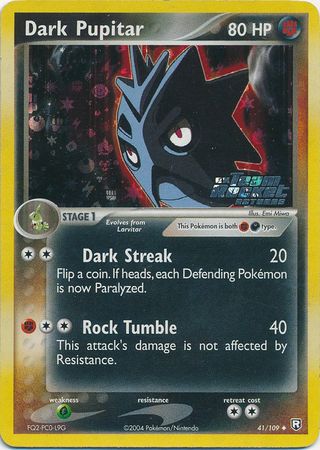 Dark Pupitar 41 109 Uncommon Reverse Holo Ex Team Rocket Returns Reverse Holo Singles Dark Pupitar 41 109 Uncommon Reverse Holo Ex Team Rocket Returns Reverse Holo Singles