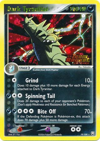 Dark Tyranitar 19 109 Rare Reverse Holo Ex Team Rocket Returns Reverse Holo Singles Dark Tyranitar 19 109 Rare Reverse Holo Ex Team Rocket Returns Reverse Holo Singles
