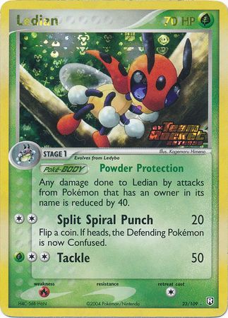 Ledian 23 109 Rare Reverse Holo Ledian 23 109 Rare Reverse Holo