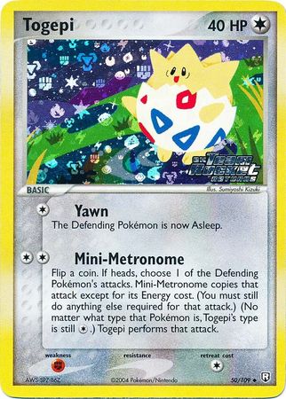 Togepi - 50/109 - Uncommon Reverse Holo