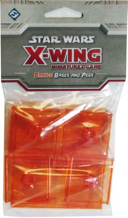 Star Wars X Wing Orange Bases and Pegs SWX47 Star Wars X Wing Games Expansions Star Wars X Wing Orange Bases and Pegs SWX47 Star Wars X Wing Games Expansions