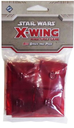 Star Wars X Wing Red Bases and Pegs SWX44 Star Wars X Wing Red Bases and Pegs SWX44