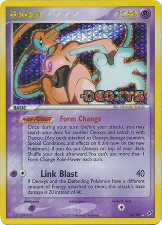 Deoxys (Normal) - 16/107 - Rare Reverse Holo