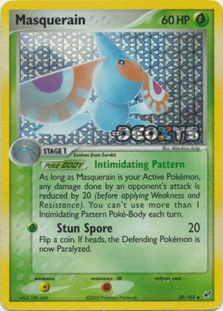 Masquerain 39 107 Uncommon Reverse Holo Ex Deoxys Reverse Holo Singles Masquerain 39 107 Uncommon Reverse Holo Ex Deoxys Reverse Holo Singles