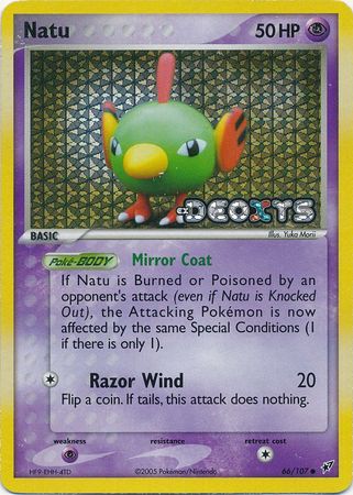 Natu 66 107 Common Reverse Holo Ex Deoxys Reverse Holo Singles Natu 66 107 Common Reverse Holo Ex Deoxys Reverse Holo Singles
