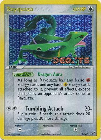 Rayquaza - 22/107 - Rare Reverse Holo