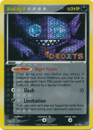 Sableye - Ex Deoxys Reverse Holo - Pokemon | TrollAndToad