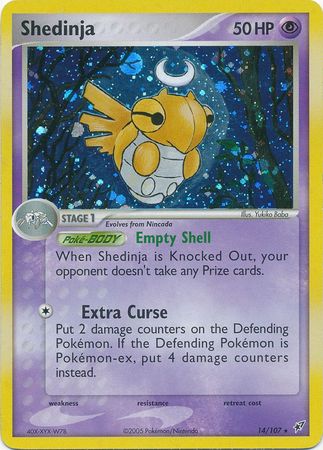 Shedinja 14 107 Holo Rare Reverse Holo Shedinja 14 107 Holo Rare Reverse Holo