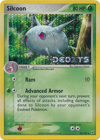 Silcoon 46 107 Uncommon Reverse Holo Ex Deoxys Reverse Holo Singles Silcoon 46 107 Uncommon Reverse Holo Ex Deoxys Reverse Holo Singles