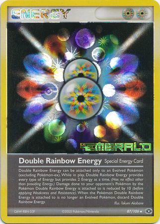 Double Rainbow Energy - 87/106 - Rare Reverse Holo