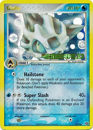 Glalie - 13/106 - Rare Reverse Holo