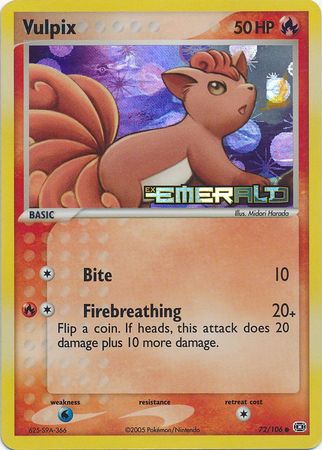 Pokemon Rare Holo Battle Frontier Trainer Stamp Ex Emerald Stamped 75/106