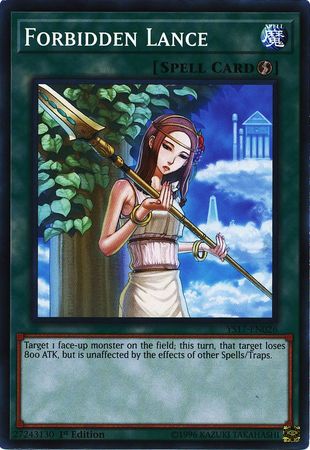 Forbidden Lance YS17 EN026 Common 1st Edition Forbidden Lance YS17 EN026 Common 1st Edition