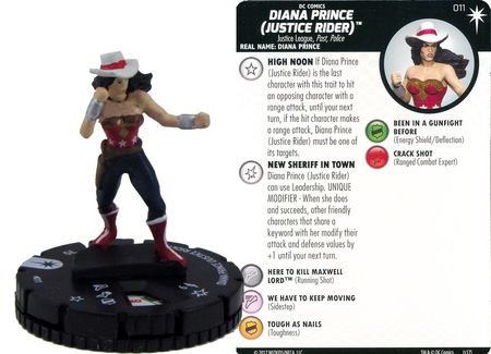 Heroclix DC Elseworlds 15th anniversary # 011 Diana Prince Justice Rider 