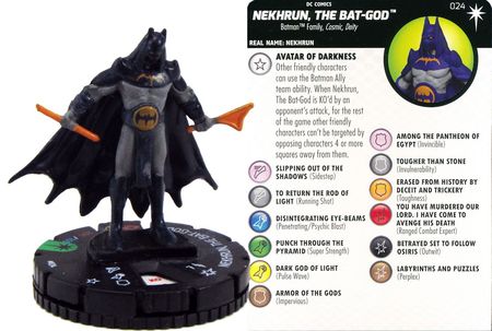 The Bat-God #024 Uncommon DC Heroclix Elseworlds 15th Anniversary set Nekhrun 