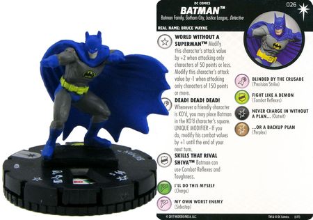 Batman 026 15th Anniversary Elseworlds DC Heroclix DC 15th Anniversary Elseworlds Singles Batman 026 15th Anniversary Elseworlds DC Heroclix DC 15th Anniversary Elseworlds Singles