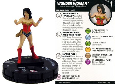 Wonder Woman 028 15th Anniversary Elseworlds DC Heroclix Wonder Woman 028 15th Anniversary Elseworlds DC Heroclix