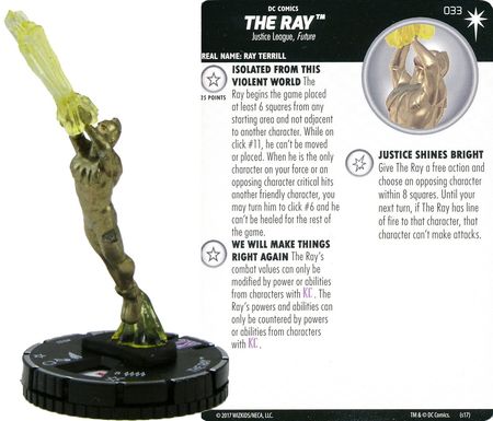 The Ray 033 15th Anniversary Elseworlds DC Heroclix The Ray 033 15th Anniversary Elseworlds DC Heroclix