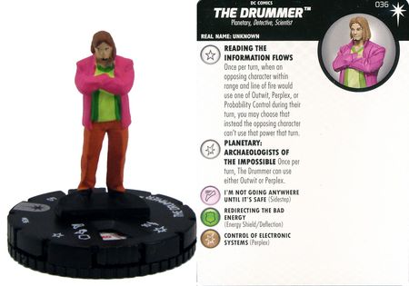 The Drummer 036 15th Anniversary Elseworlds DC Heroclix The Drummer 036 15th Anniversary Elseworlds DC Heroclix
