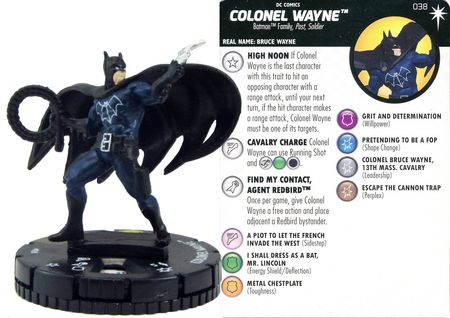 Colonel Wayne 038 15th Anniversary Elseworlds DC Heroclix Colonel Wayne 038 15th Anniversary Elseworlds DC Heroclix