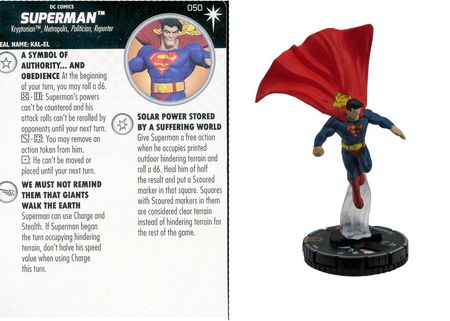 Heroclix DC Elseworlds set Superman #015 Uncommon figure w//card!
