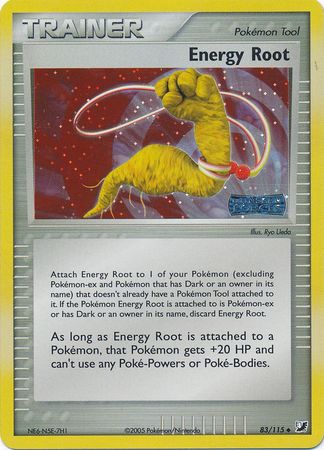 Energy Root 83 115 Uncommon Reverse Holo Energy Root 83 115 Uncommon Reverse Holo