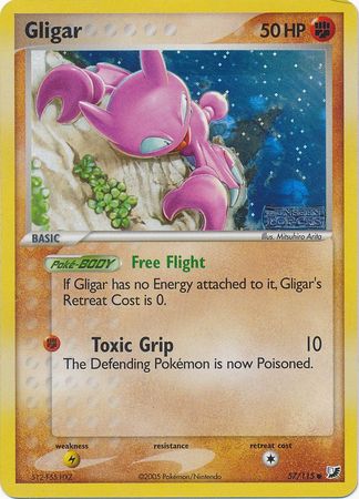 4x Gligar 57/115 Unseen Forces Common NM-Mint Pokemon EX 