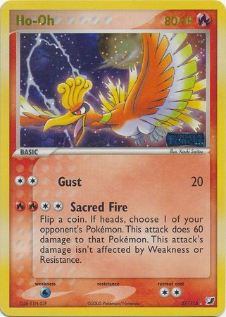 Ho-Oh EX - 104/115 - Ultra-Rare – Premier Trading Cards