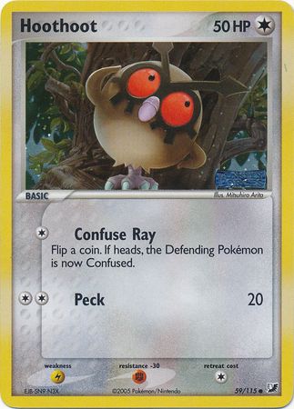 SL3-106/147 VF Français Pokemon Reverse Hoothoot X1
