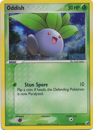 Oddish - 64/115 - Common Reverse Holo