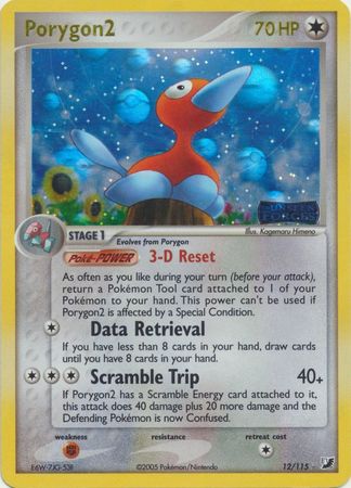 Porygon2 12 115 Holo Rare Reverse Holo Porygon2 12 115 Holo Rare Reverse Holo