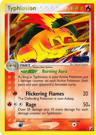 Typhlosion - 17/115 - Holo Rare Reverse Holo