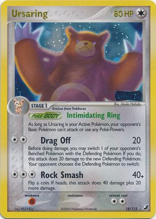 Ursaring - 18/115 - Holo Rare Reverse Holo