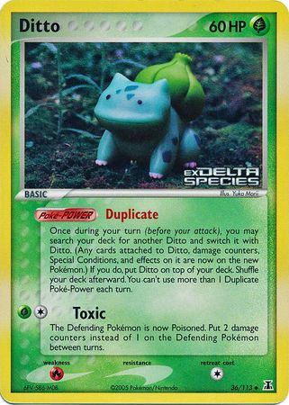 Ditto - 36/113 - Uncommon Reverse Holo