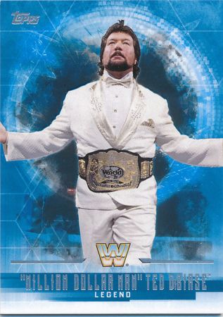 Million Dollar Man Ted DiBiase Blue Base Topps WWE Undisputed 2017 Trading Card Singles Million Dollar Man Ted DiBiase Blue Base Topps WWE Undisputed 2017 Trading Card Singles