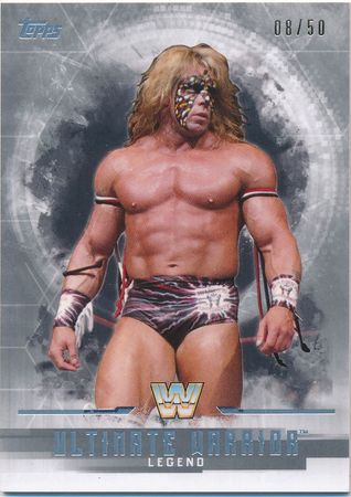 Ultimate Warrior Silver 50 Base Parallel Variant Topps WWE Undisputed 2017 Trading Card Singles Ultimate Warrior Silver 50 Base Parallel Variant Topps WWE Undisputed 2017 Trading Card Singles