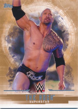The Rock Bronze 99 Base Parallel Variant Topps WWE Undisputed 2017 Trading Card Singles The Rock Bronze 99 Base Parallel Variant Topps WWE Undisputed 2017 Trading Card Singles