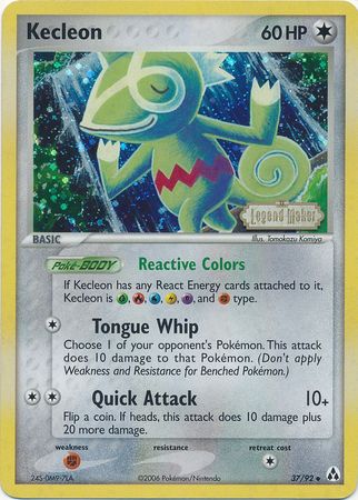 Kecleon - 37/92 - Uncommon Reverse Holo