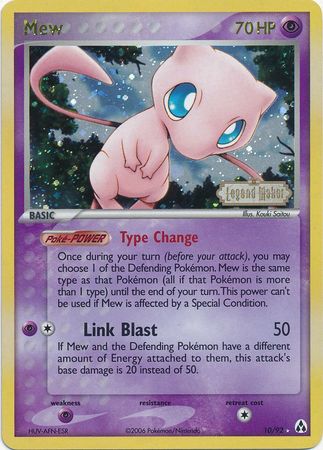 Mew - 10/92 - Holo Rare Reverse Holo