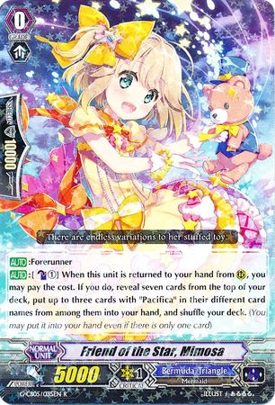Friend of the Stars Mimosa G CB05 035 Rare R Friend of the Stars Mimosa G CB05 035 Rare R