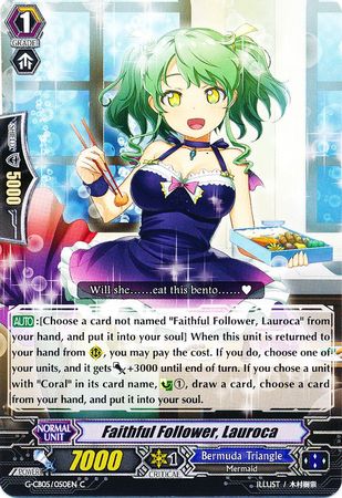 Faithful Follower Lauroca G CB05 050 Common C Faithful Follower Lauroca G CB05 050 Common C